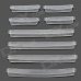 CY001 Decorative Car Door Anti-Collision Tapes - Translucent White (2 x 4 PCS) CY001 Decorative Car Door Anti-Collision Tapes - Translucent White (2 x 4 PCS)