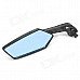 DIY Motorcycle Anti-Glare Blue Diamond Rearview Mirrors - Black (Pair) DIY Motorcycle Anti-Glare Blue Diamond Rearview Mirrors - Black (Pair)