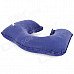U-Style Air Inflatable Car Neck Pillow Cushion - Deep Blue U-Style Air Inflatable Car Neck Pillow Cushion - Deep Blue