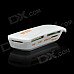 Airship Shape 480Mbps USB 2.0 MicroSD / TF / SD / MiniSD / MS / M2 Card Reader - White (Max. 32GB) Airship Shape 480Mbps USB 2.0 MicroSD / TF / SD / MiniSD / MS / M2 Card Reader - White (Max. 32GB)