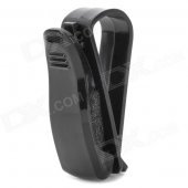 SD-1302 Hanging Style Car ABS Glasses Clip Holder - Black