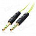 3.5mm Male to 3.5mm Male Stereo Audio Cable for Cell Phones / Speakers - Green (100cm) 3.5mm Male to 3.5mm Male Stereo Audio Cable for Cell Phones / Speakers - Green (100cm)