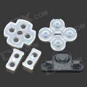 5-in-1 Replacement Wireless Console Controller Key Cover Parts for Sony PS3 - Black + White + Green