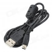 Mini USB Male to USB Male Charging Cable for Sony PS3 Controller - Black (80cm)