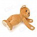 Lovely Bear Couple Doll Decoration - Brown