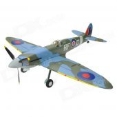 Art-Tech Spitfire V2 4-CH 2.4GHz Radio Control R/C Model Airplane w/ Transmitter - Blue + Green