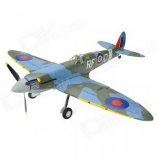 Art-Tech Spitfire V2 4-CH 2.4GHz Radio Control R/C Model Airplane w/ Transmitter - Blue + Green Art-Tech Spitfire V2 4-CH 2.4GHz Radio Control R/C Model Airplane w/ Transmitter - Blue + Green