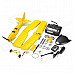 Art-Tech Tiger-Moth 4-CH 2.4GHz Radio Control Dual Fixed Wing R/C Model Airplane - Yellow Art-Tech Tiger-Moth 4-CH 2.4GHz Radio Control Dual Fixed Wing R/C Model Airplane - Yellow