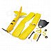 Art-Tech Tiger-Moth 4-CH 2.4GHz Radio Control Dual Fixed Wing R/C Model Airplane - Yellow Art-Tech Tiger-Moth 4-CH 2.4GHz Radio Control Dual Fixed Wing R/C Model Airplane - Yellow