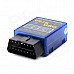 LSON ELM327 B Mini Bluetooth OBD2 V1.5 Auto Car Diagnostic Scan Tool - Blue + Black LSON ELM327 B Mini Bluetooth OBD2 V1.5 Auto Car Diagnostic Scan Tool - Blue + Black