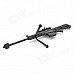 1:6 M82A1 Barrett Detachable Sniper Rifle Display Model - Black + Golden