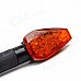 1W 112lm 14-LED Yellow Light Motorcycle Turn Signals - Black + Orange (12V / 2PCS) 1W 112lm 14-LED Yellow Light Motorcycle Turn Signals - Black + Orange (12V / 2PCS)