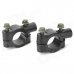 High Quality Universal Motorcycle 7/8" Handle Bar Mirror Mount Holder Clamp Adaptor - Black (Pair) High Quality Universal Motorcycle 7/8" Handle Bar Mirror Mount Holder Clamp Adaptor - Black (Pair)