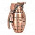 MK2-JS Grenades Shaped Red Flame Butane Jet Windproof Lighter - Red Bronze MK2-JS Grenades Shaped Red Flame Butane Jet Windproof Lighter - Red Bronze