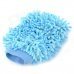 Double-Side Fiber Car Cleaning Glove - Light Blue Double-Side Fiber Car Cleaning Glove - Light Blue