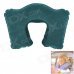 U-Style Air Inflatable Car Neck Pillow Cushion - Blue Green U-Style Air Inflatable Car Neck Pillow Cushion - Blue Green
