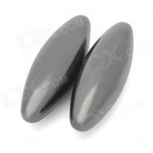 Neodymium Olive Shape Magnets - Black (2 PCS)