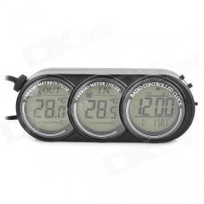T107 Car Digital Thermometer w/ Clock / Calendar / Car Charger - Black (1 x CR2032) T107 Car Digital Thermometer w/ Clock / Calendar / Car Charger - Black (1 x CR2032)
