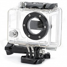 Side Opening Protective Case for GoPro / GoPro HD Hero2 - Black + Transparent Side Opening Protective Case for GoPro / GoPro HD Hero2 - Black + Transparent