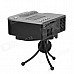 Mini Home LED Multi-Media Projector w/ SD / AV / USB / 3.5mm Jack - Black + Deep Grey Mini Home LED Multi-Media Projector w/ SD / AV / USB / 3.5mm Jack - Black + Deep Grey