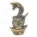 Snake On the Gold Ingot Pattern Butane Gas Lighter - Bronze
