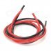 16AWG Soft Silicone Wire - Black + Red (50cm / 2 PCS) 16AWG Soft Silicone Wire - Black + Red (50cm / 2 PCS)