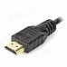 1080P Micro HDMI Male to HDMI Male HD Audio and Video Cable - Black (300cm)