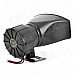 DIY Alarm Car Motorcycle 60W 5-Tone Megaphone Speaker Set - Black DIY Alarm Car Motorcycle 60W 5-Tone Megaphone Speaker Set - Black