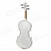William Professional Hand-Made 4/4 Violin w/ Case / Rosin / Bow + White + Black