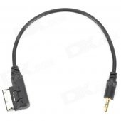 SJT AMI-03 AMI Male to 3.5mm Plug Audio Cable for Audi - Black
