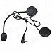 Water Resistant Multi-Interphone 6 Riders Motorcycle Helmet Wireless Bluetooth Earphone - Black Water Resistant Multi-Interphone 6 Riders Motorcycle Helmet Wireless Bluetooth Earphone - Black