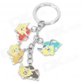 Stainless Steel Chinese Zodiac Keychain (Ox)