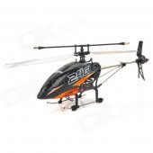 ZhengRun Z102 Single-Blade 2.4GHz 4-CH Alloy R/C Helicopter w/ Gyroscope - Black + Orange