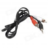 3.5mm to 2 x RCA AUX Car Audio Cable (150cm)