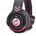Syllable G18-001 Bluetooth v4.0 Noise Reduction Headphones w/ Microphone - Black + Red Syllable G18-001 Bluetooth v4.0 Noise Reduction Headphones w/ Microphone - Black + Red