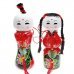 Traditional Ceramic Fortune Blessing Dolls (2-Piece Set)