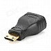 GreenConnection 20101 Mini HDMI Male to HDMI Female Adapter - Black + Golden GreenConnection 20101 Mini HDMI Male to HDMI Female Adapter - Black + Golden