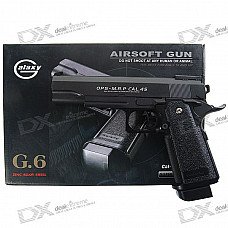 G.6 Mini 6mm Caliber Aluminum Alloy Airsoft Pistol BB Gun Toy G.6 Mini 6mm Caliber Aluminum Alloy Airsoft Pistol BB Gun Toy