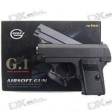 G.1 Mini 6mm Caliber Aluminum Alloy Airsoft Pistol BB Gun Toy G.1 Mini 6mm Caliber Aluminum Alloy Airsoft Pistol BB Gun Toy