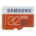 Genuine Samsung Micro SD / TF Memory Card - Black + Orange (32GB / Class 10)