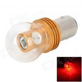 WL20130219 1157 5W 400lm 635~700nm 4-SMD LED Red Light Car Brake Light - Silver + Copper