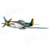 Art-Tech P-51D Gunfighter Commemorative Edition 4-CH 2.4GHz Remote Control EPO R/C Airplane - Green