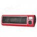 SEE ME HERE LV520-III Portable 1'' LCD Display USB Rechargeable Stereo Speaker- Red + Black + Silver SEE ME HERE LV520-III Portable 1'' LCD Display USB Rechargeable Stereo Speaker- Red + Black + Silver