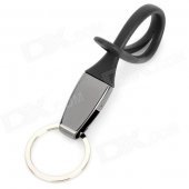 SHU Japan Korean Style 45# Alloy Waist Hang Car Keychain w/ Ring - Black