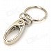 20896 Zinc Alloy Keychain w/ Rings - Silver (5 PCS)