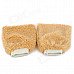 Thickened Cashmere Fiber Car Washing Cleaning Gloves - Beige (Pair)