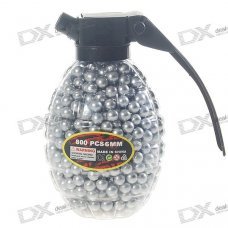 6mm BB Silver Plastic Bullets (800-Pack)