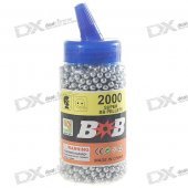 6mm BB Silver Plastic Bullets (2000-Pack)