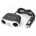 BESTEK MRS152UV Dual USB Dual Cigarette Lighter Charging Adapter Socket w/ Car Power Charger - Black BESTEK MRS152UV Dual USB Dual Cigarette Lighter Charging Adapter Socket w/ Car Power Charger - Black