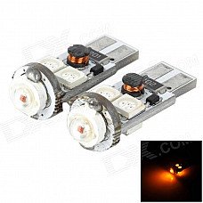 LY284 Decoding T10 5W 180lm 590~560nm 4-5050 SMD + 1-High Power LED Yellow Light Car Lamp (2 PCS) LY284 Decoding T10 5W 180lm 590~560nm 4-5050 SMD + 1-High Power LED Yellow Light Car Lamp (2 PCS)